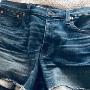 Jcrew Dark Wash Jean Shorts